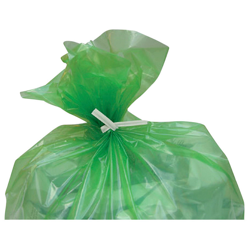 Poselukker plast hvid Twisties 60 mm - 1000 stk