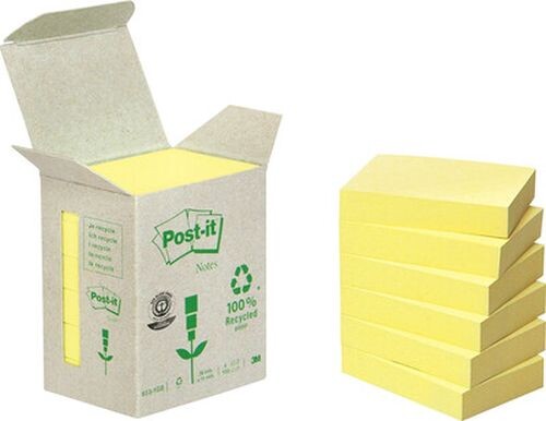 3 stk. Små Post-it blokke - Pakke med 6 blokke