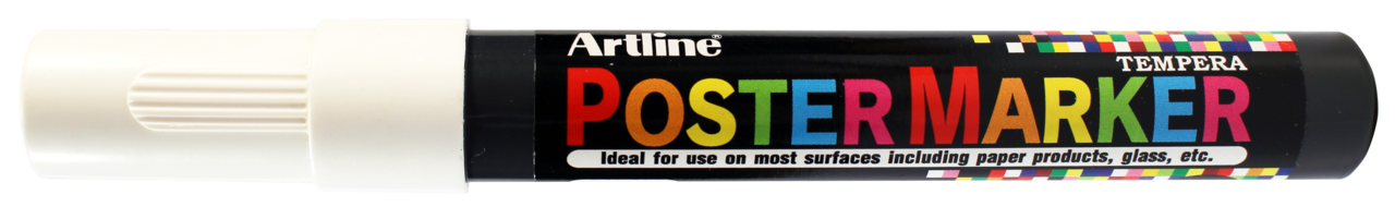 12 stk. Poster Marker Artline EPP-4 2.0 hvid