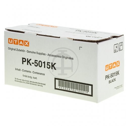 Toner - Utax PK-5015K - Sort - 4.000 sider