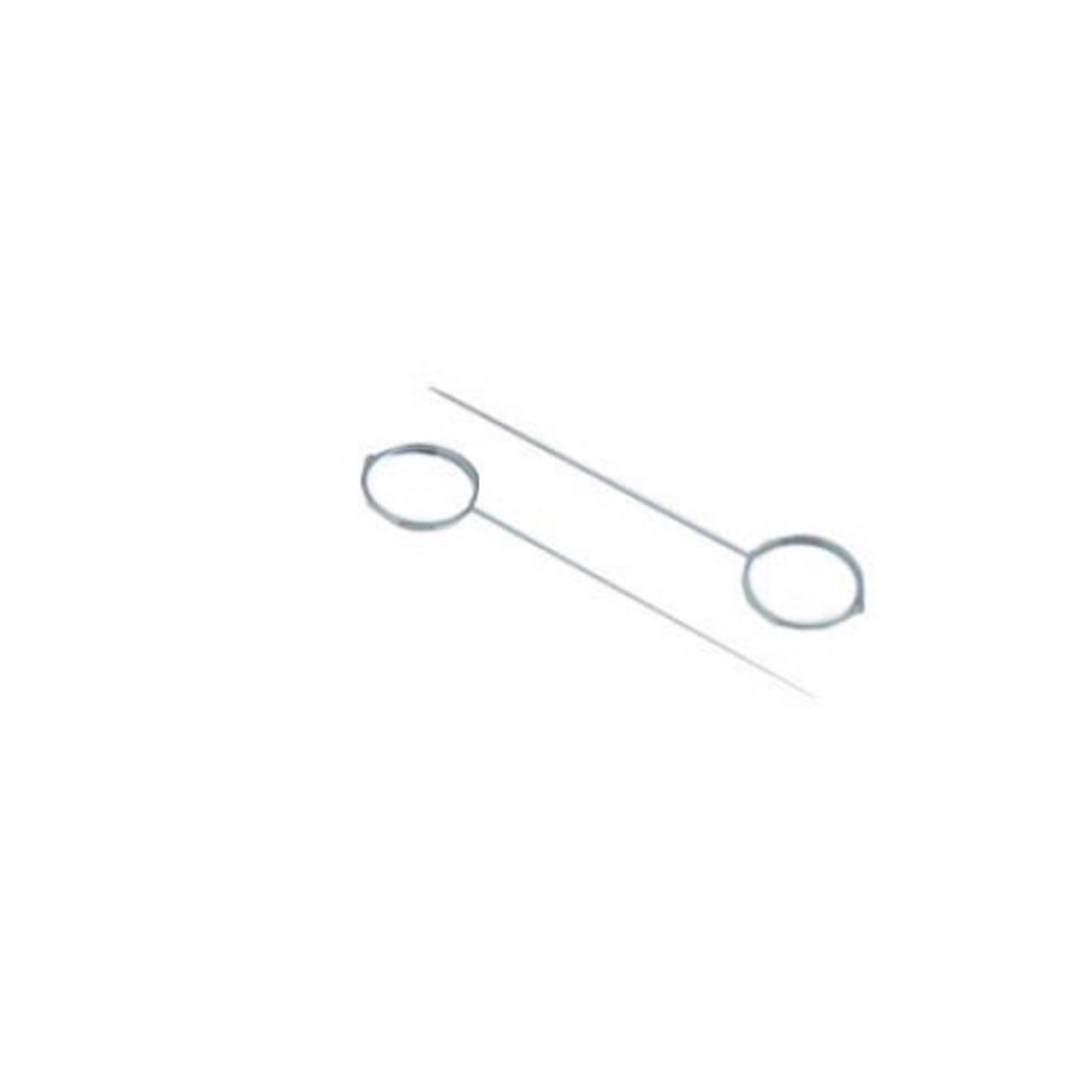 Prisskilteholder - Spyd 70mm - Rustfrit metal - Til plastkort - 25 stk
