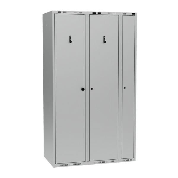 PRO Garderobeskab Komb. B - 1000 x 550 x 1752 - Grå