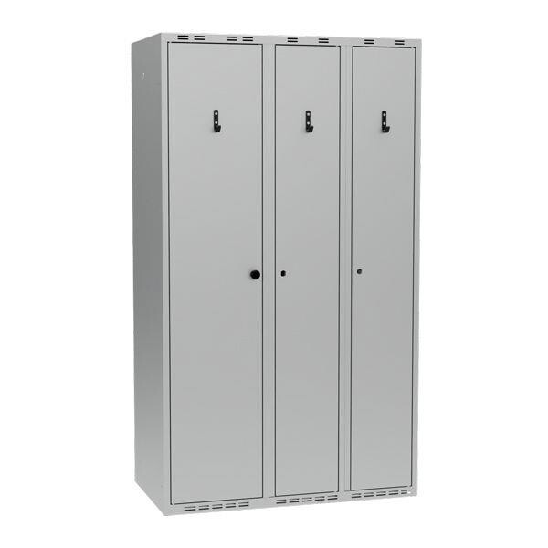 PRO Garderobeskab Komb. C - 1000 x 550 x 1752 - Grå