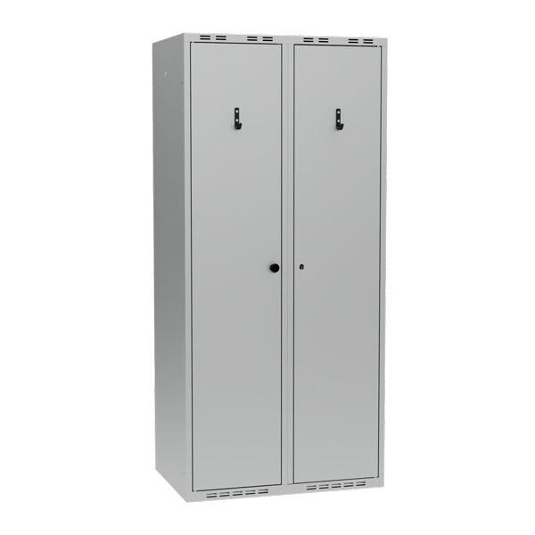 PRO Garderobeskab Komb. E - 800 x 550 x 1752 - Grå