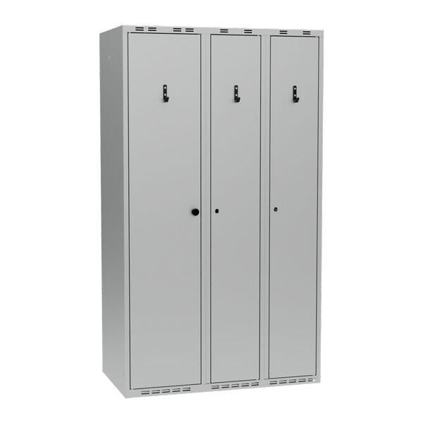 PRO Garderobeskab Komb. G - 1000 x 550 x 1752 - Grå