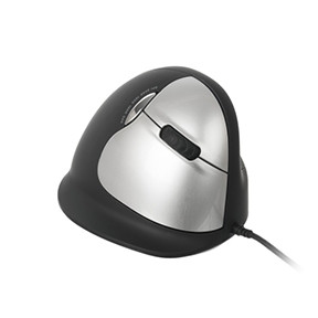 Ergonomisk mus - R-Go HE - Vertikal - Large - Højrehåndet