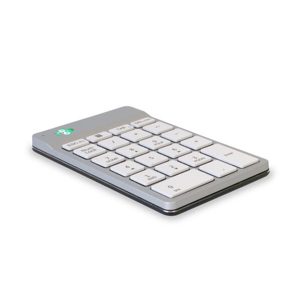 R-Go Tools Numpad Break Numeric Wireless Keypad, White