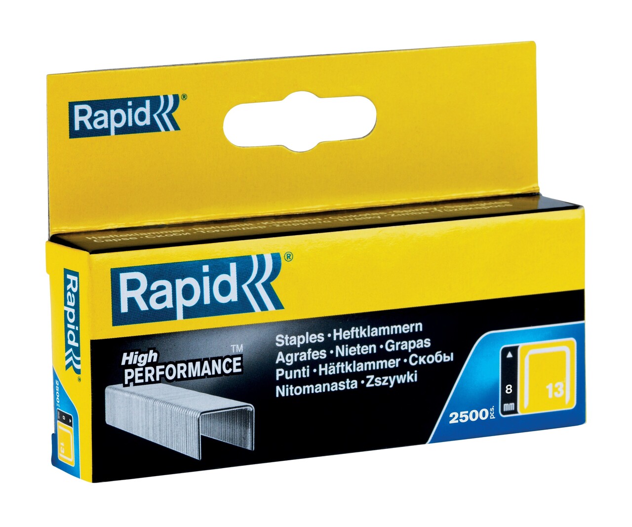 10 stk. Rapid Hæfteklammer 13/8 galv (2500)