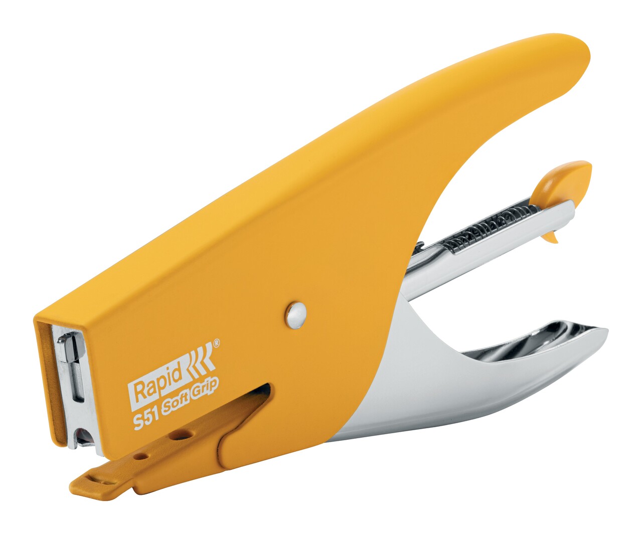 Rapid hæftetang plier S51 15 sheets Soft Grip Sunset Yellow