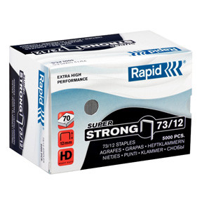 Rapid klammer staples Super Strong 73-12 Box of 5000