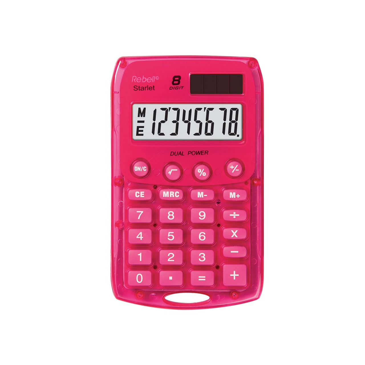 Lille billig lommeregner Rebell Starlet pink