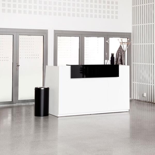 Receptionsskranke - DNA Hæve/sænkebord - Hvid - 1730x870x1225mm