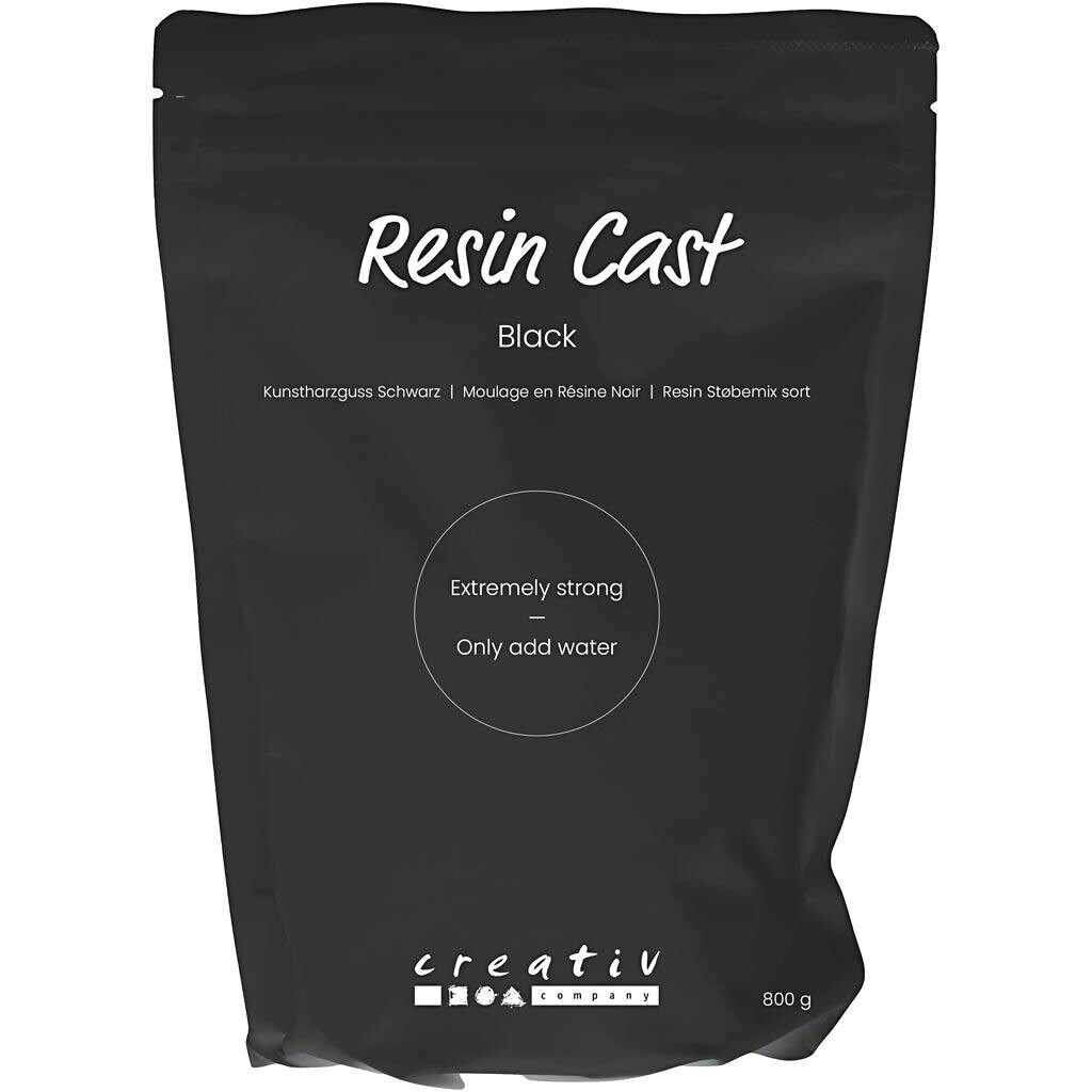 Resin støbemix - Sort - 800 g
