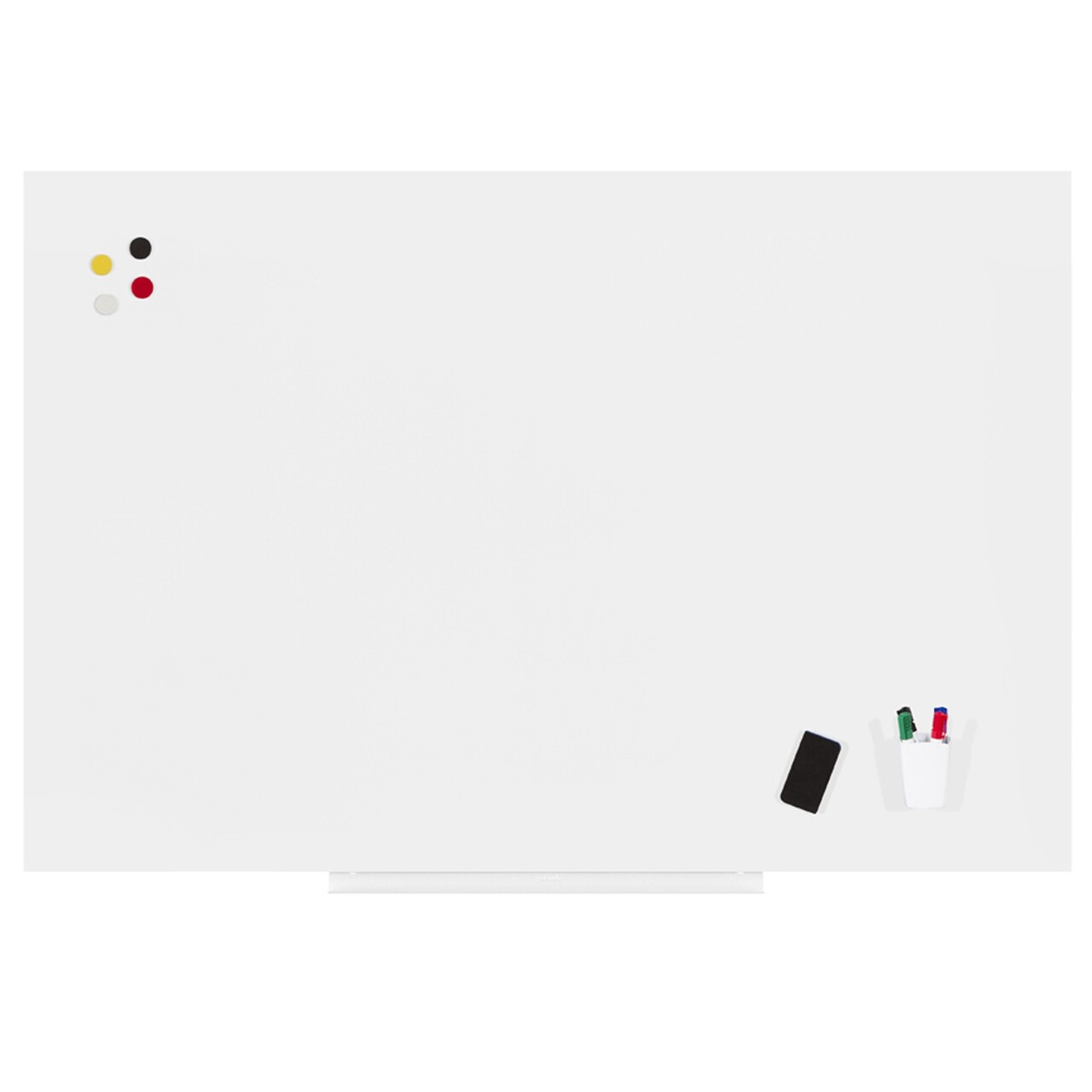 Whiteboard, Rocada, rammeløs, hvid lakeret 100 x 150 cm