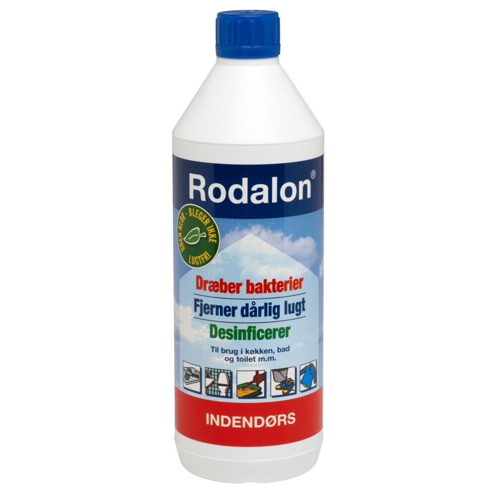Overfladedesinfektion - Rodalon 1000ml - 2% Kvartnære Amoniumforbindelser
