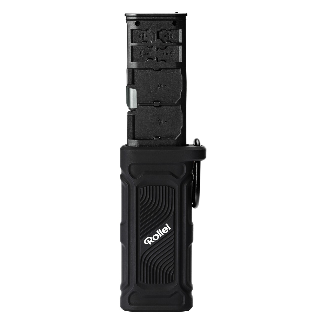 Hukommelseskortlæser og etui til kort - Rollei 2-in-1 - til SD & microSD