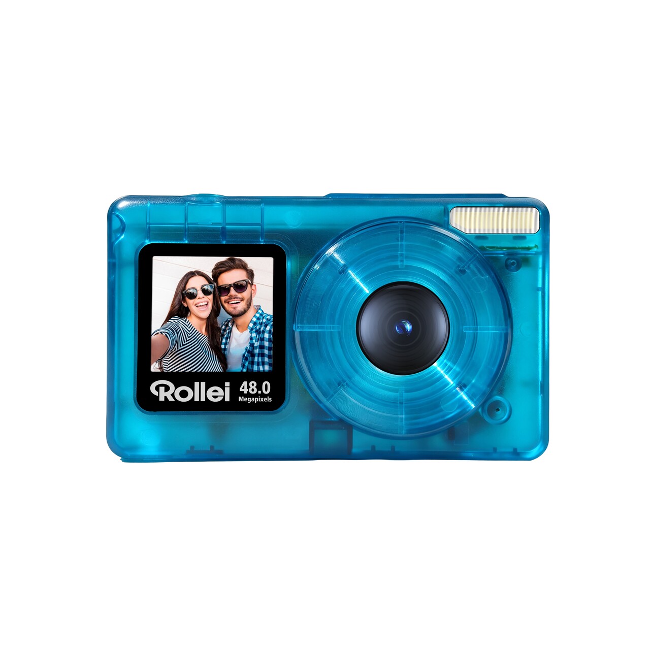 Digitalkamera Rollei Compactline Pocket Transparent blå