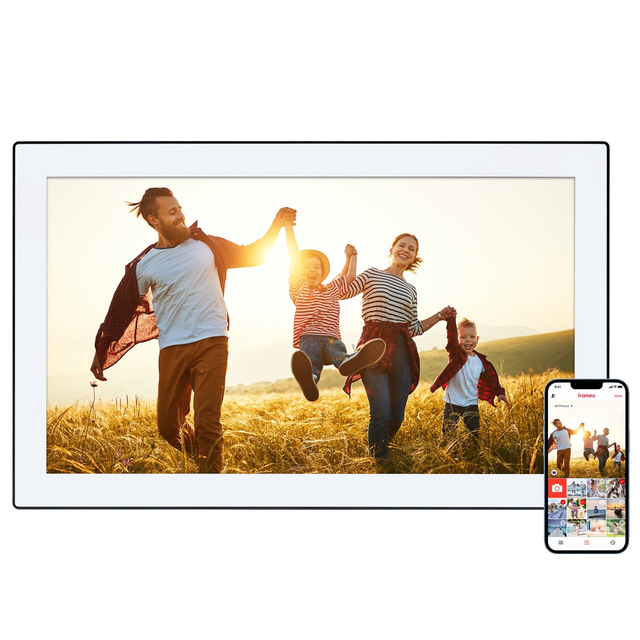 Digital fotoramme, Rollei, Smart Frame, WiFi 211, sort, 32 GB