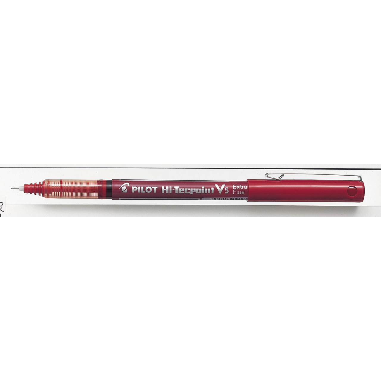 Roller hi-tecpoint Pilot rød extra fine 0,5mm BX-V5 - 12 stk