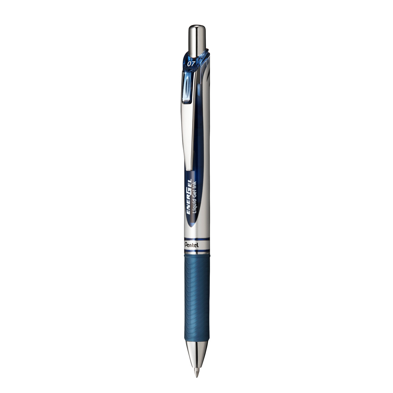 Pentel Energel Rollerpen blåsort 0,7mm BL77 - 12 stk