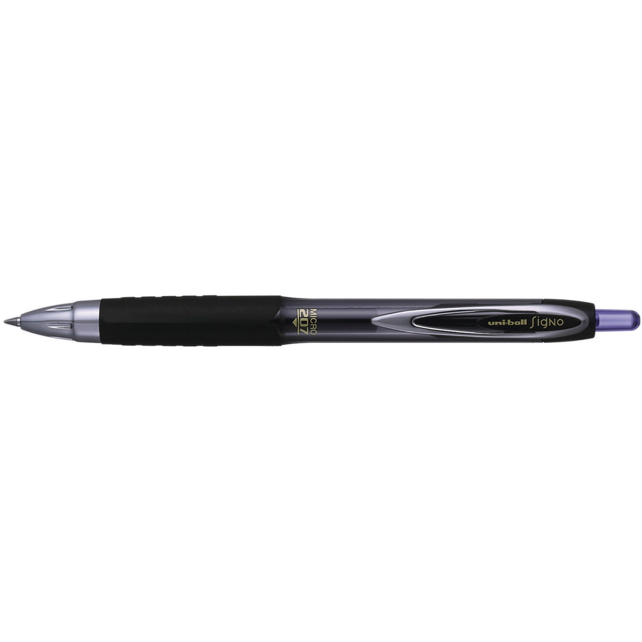 Uni-ball Signo Micro 207 - Gelpen med klik 0,5 mm blå UMN-207 - 12 stk