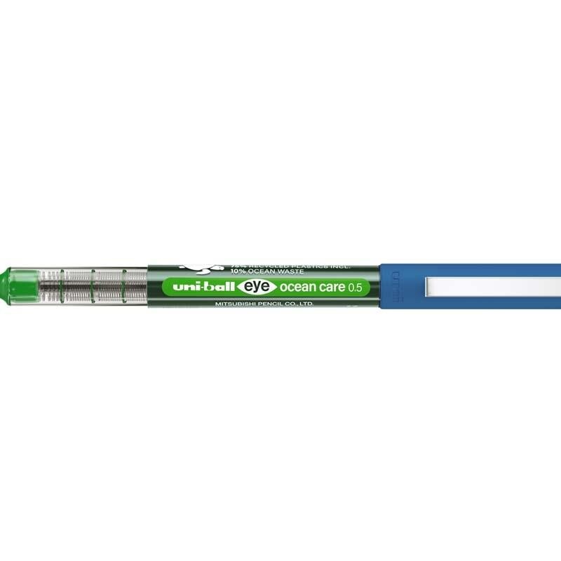 uni-ball Rollerpen UB-150 Ocean Care grøn 0,5 - 12 stk