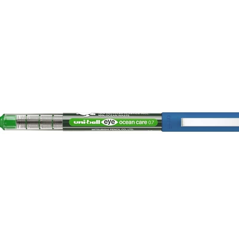 Uni-ball Rollerpen UB-157 Ocean Care grøn 0,7 - 12 stk