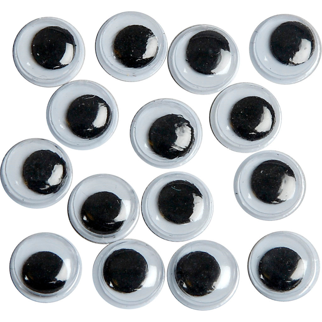 Rulleøjne diameter 8 mm uden klæb | 1000 stk.