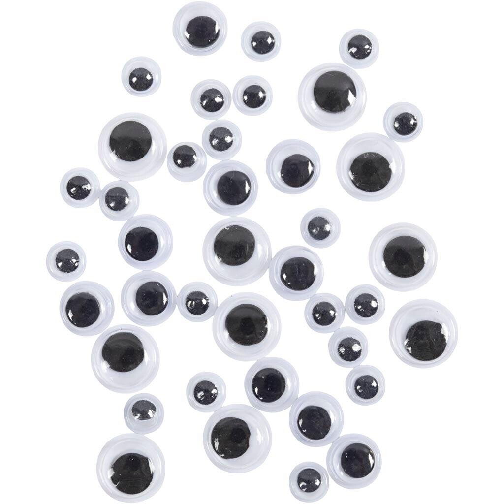 Rulleøjne diam. 6+8+10 mm - 40 ass. pr pakke