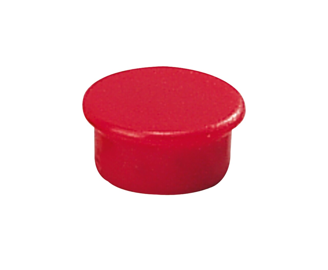 Runde magneter - Dahle 13 mm rød - 10 stk.