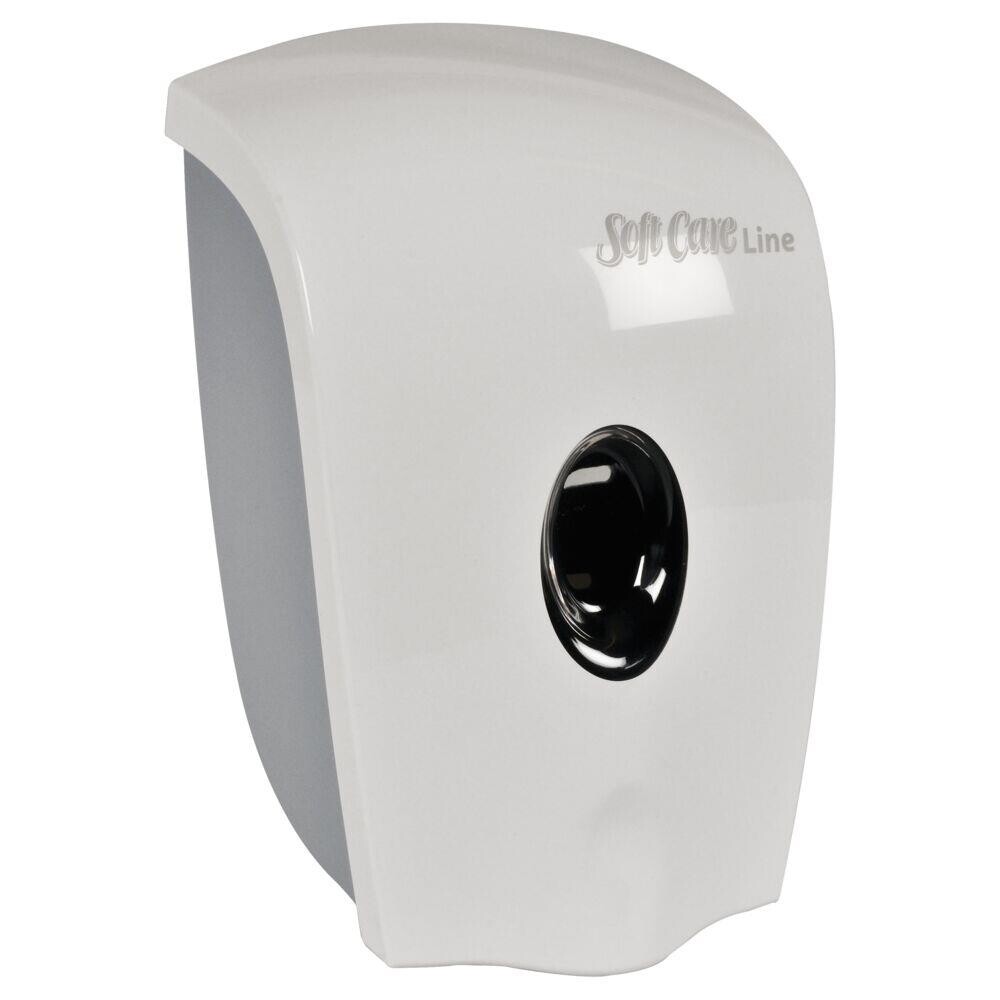Sæbedispenser væg Soft Care, fremstillet af ABS Plast, hvid,