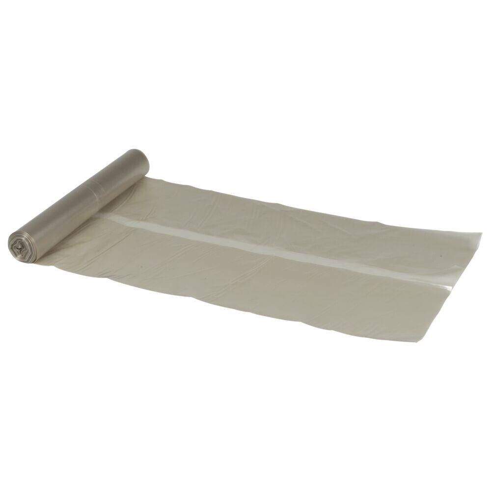 Sæk 100 L klar LDPE genanvendt 70x110cm 10 stk pr rulle - 10 ruller