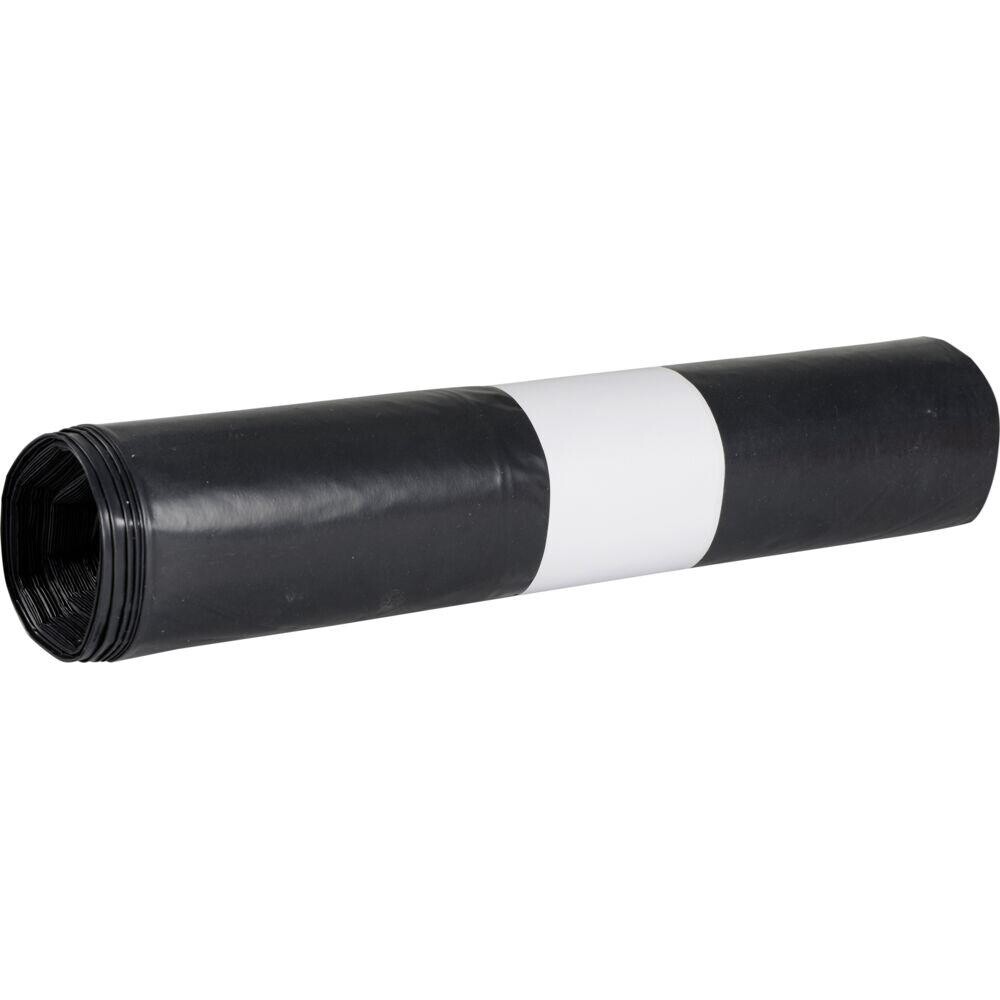 Sækko-Boy sæk, sort, LDPE/genanvendt, 58x96cm, 2-i-1, til opdeling af 120 l Sækko-Boy stativ - 12 ruller