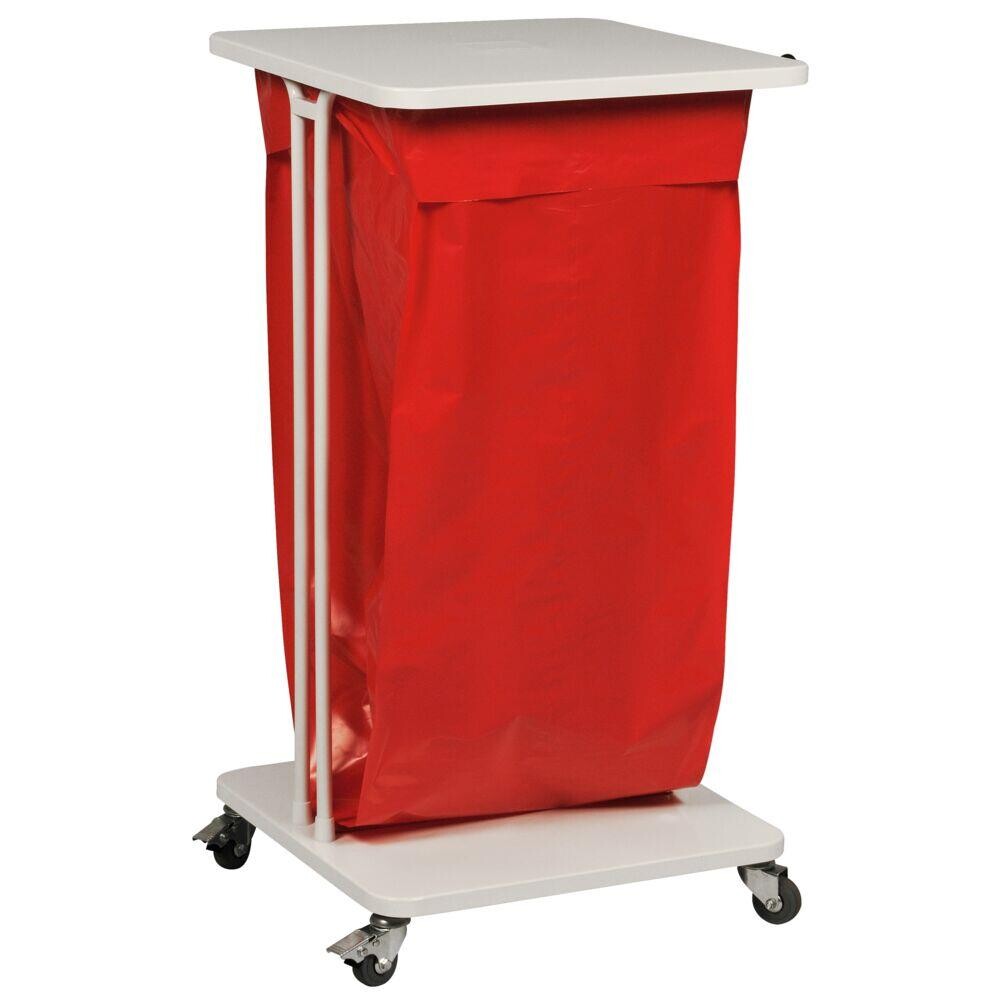 Affaldsstativ - Sækko-Boy - Soft Close Låg - Sækkeholder - Hvid - 120 L