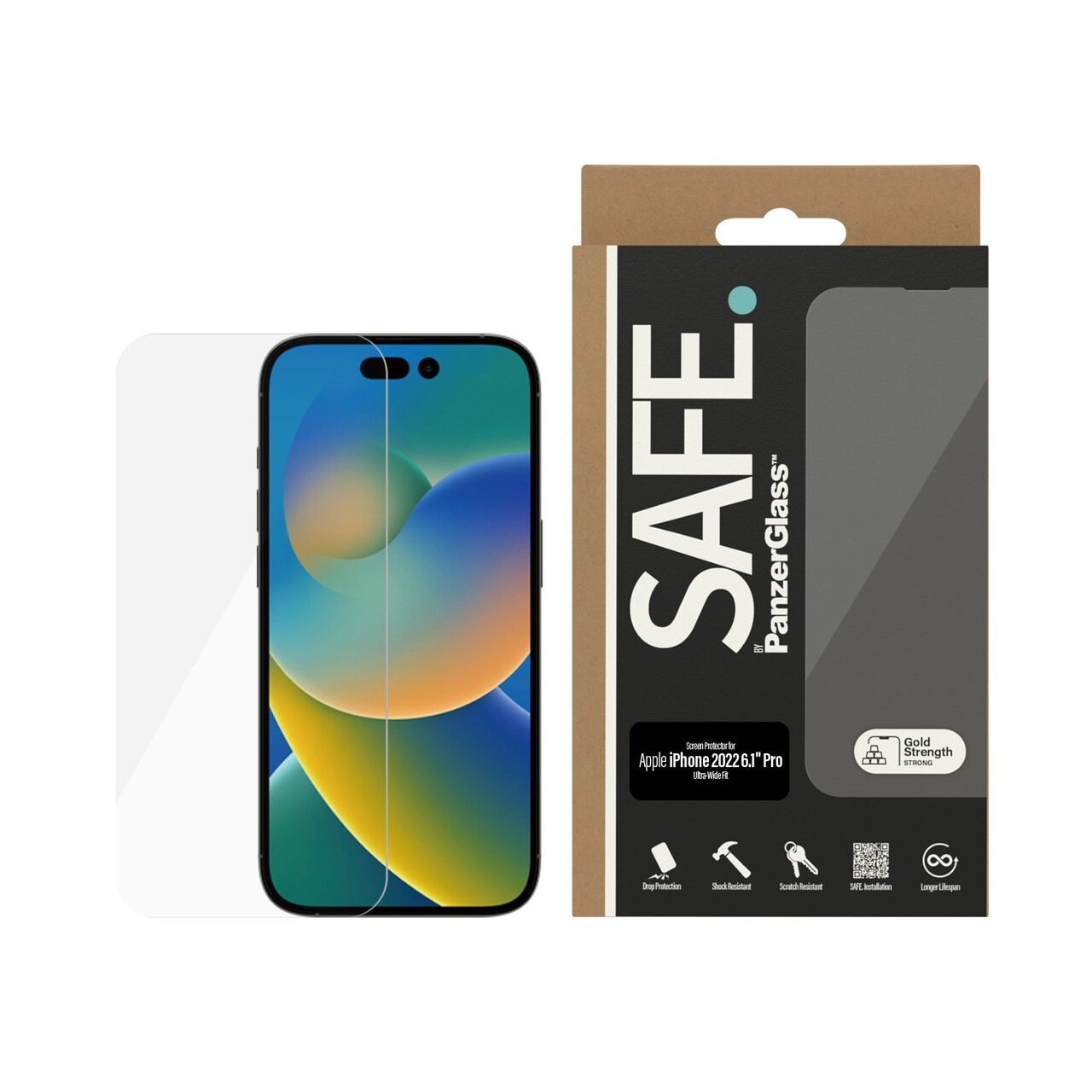 PanzerGlass SAFE. iPhone 14 Pro UWF Screen Protector Glass