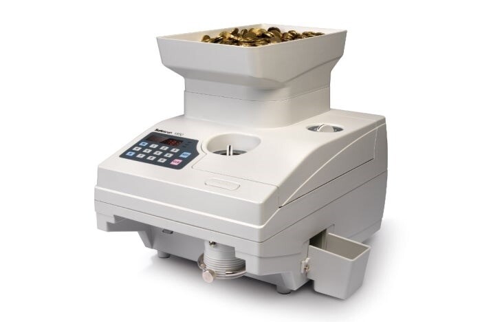 Mønttæller - Safescan 1550 Heavy-duty - 2300 mønter/minut - Sølv