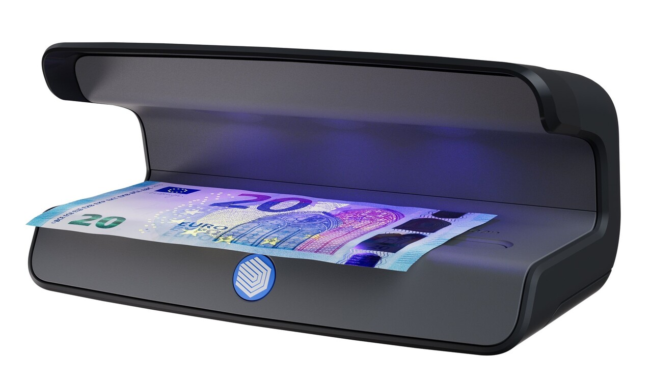 Forfalskningsdetektor, Safescan 55 LED, USB-C, sort
