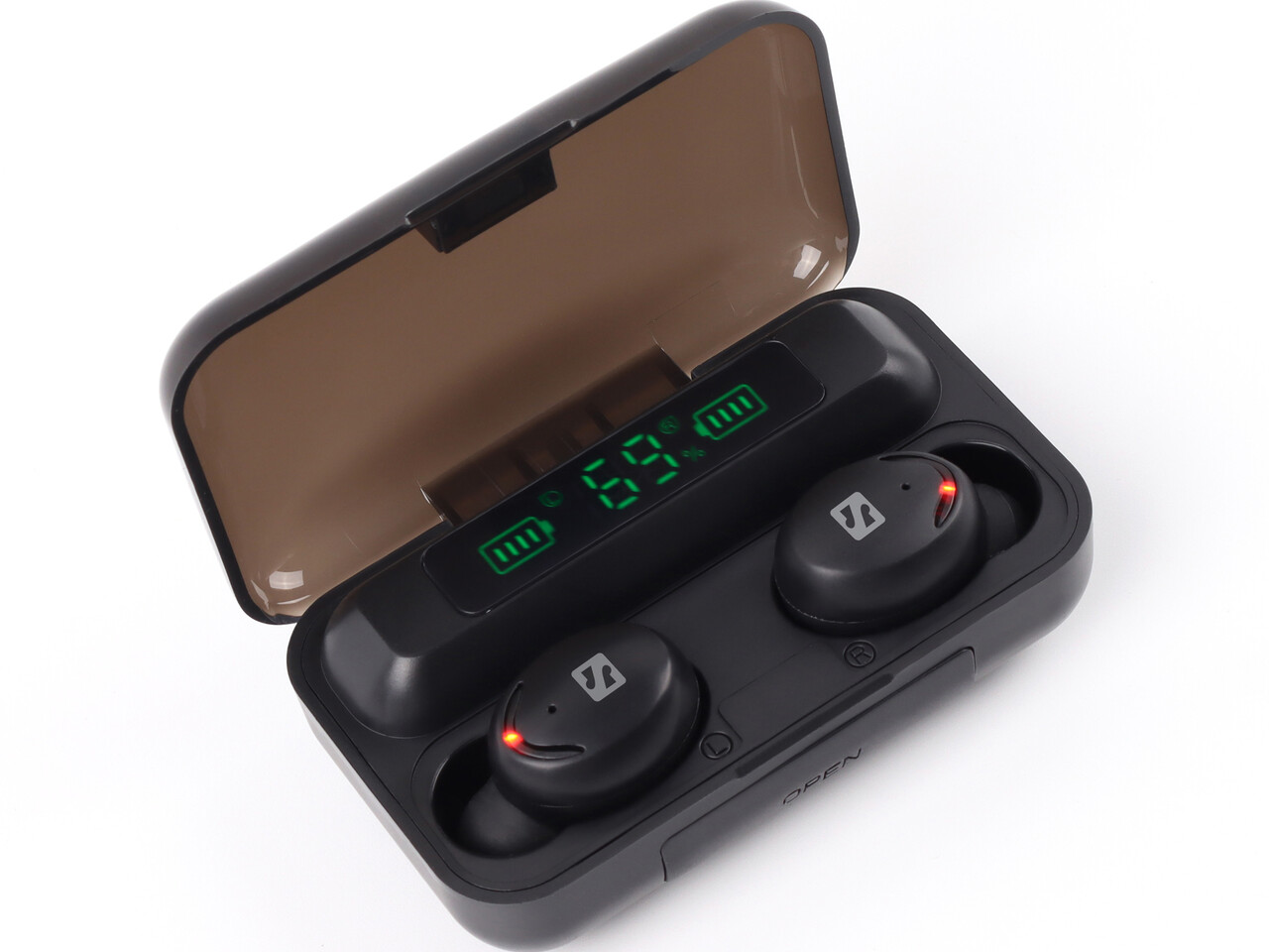 Earbuds with Powerbank Sandberg Bluetooth Black