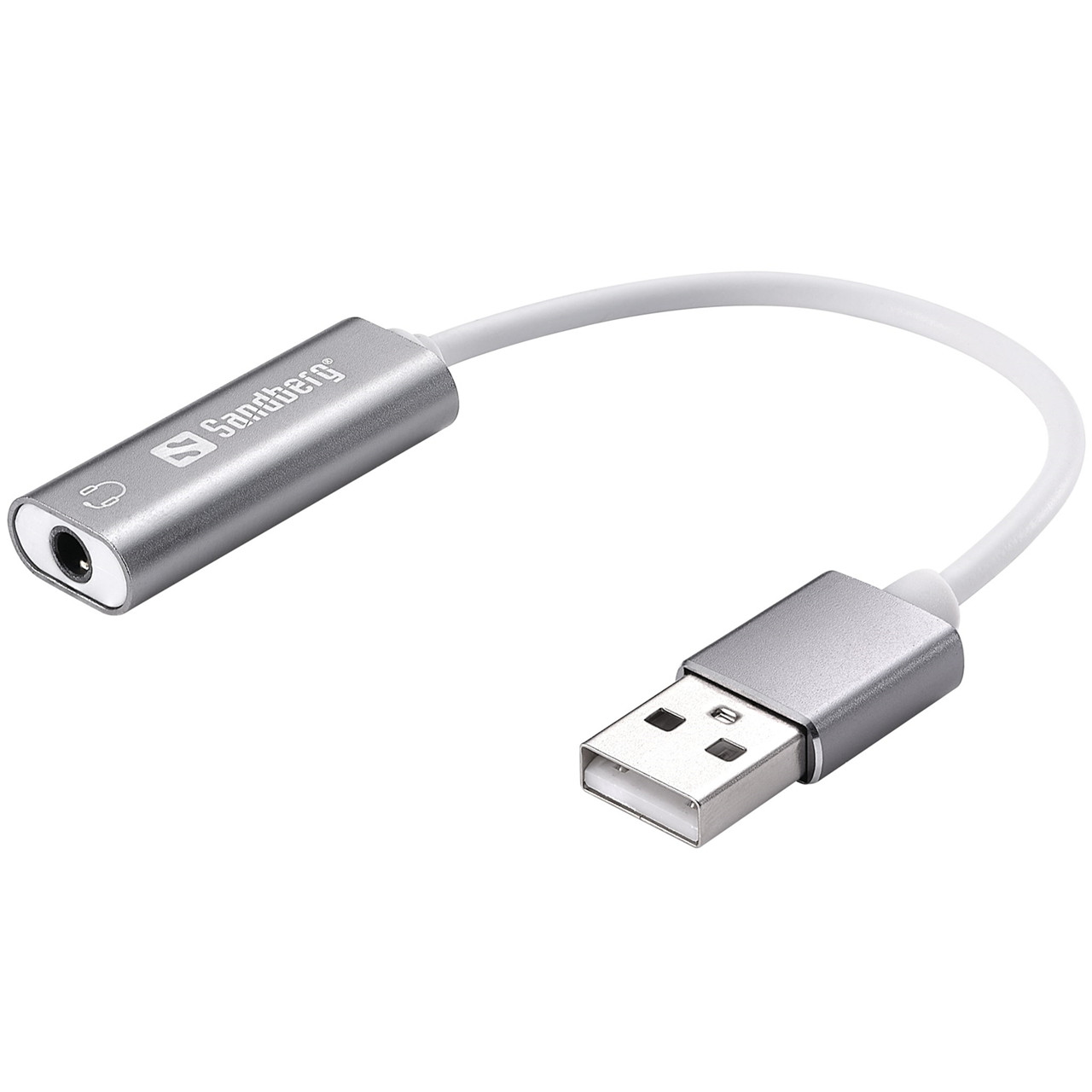 USB converter Headset Sandberg Silver/White