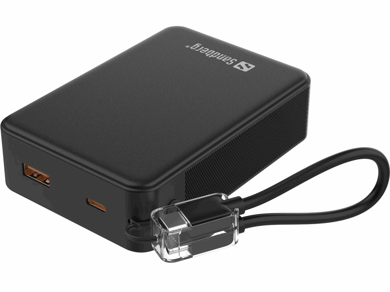 Powerbank Sandberg Nano 20000 PD20W USB-C - USB-A Sort