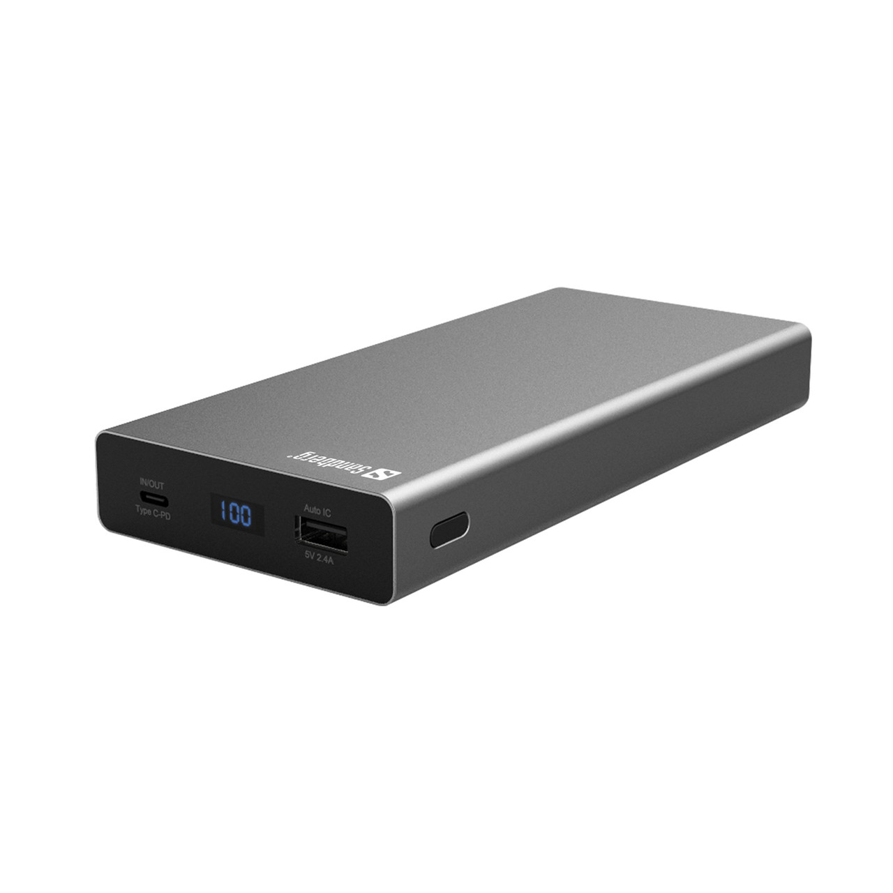 Powerbank usb c Sandberg USB-C PD 100W 20000 Alu