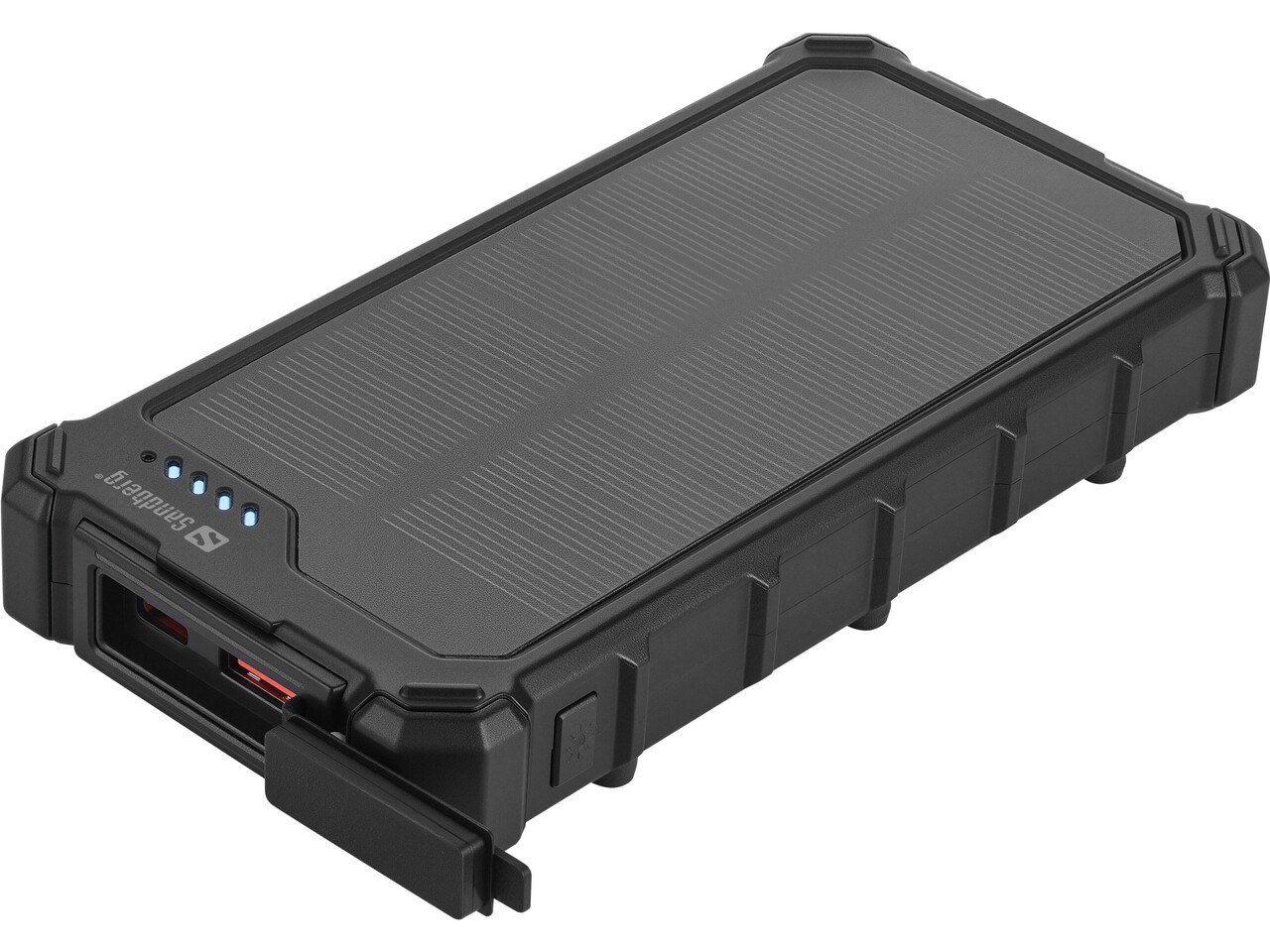 Powerbank - Sandberg - Solar Powerbank - CampLED - 10000 - Sort