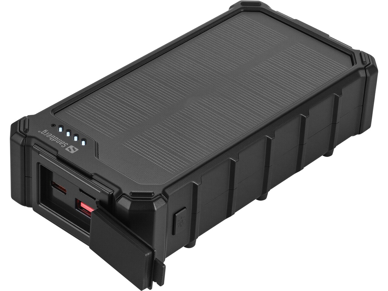 Powerbank - Sandberg - Solar Powerbank - CampLED - 20000 - Sort