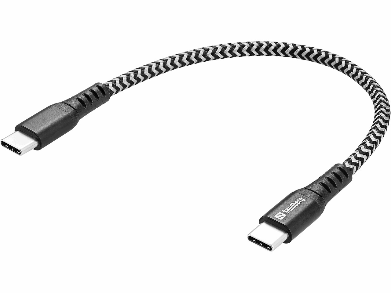 Ladekabel - Sandberg - Survivor - USB-C - 0.2M - 100W - Sort