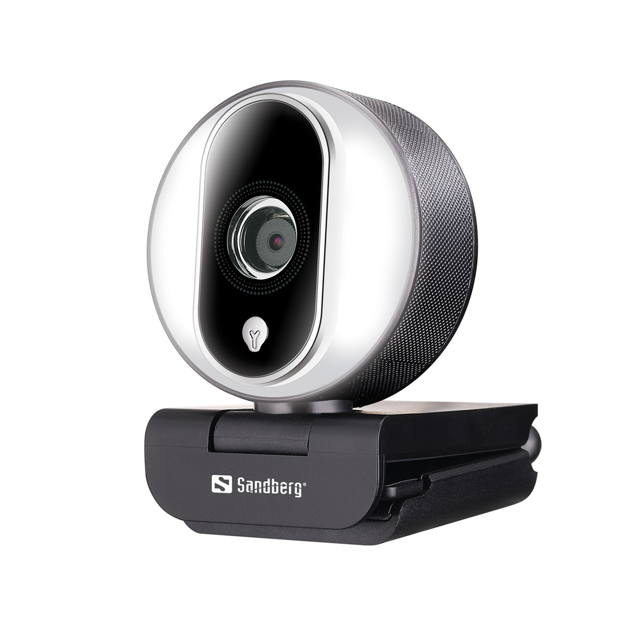 Webcam - Sandberg Streamer USB Webcam Pro - Sort/Sølv