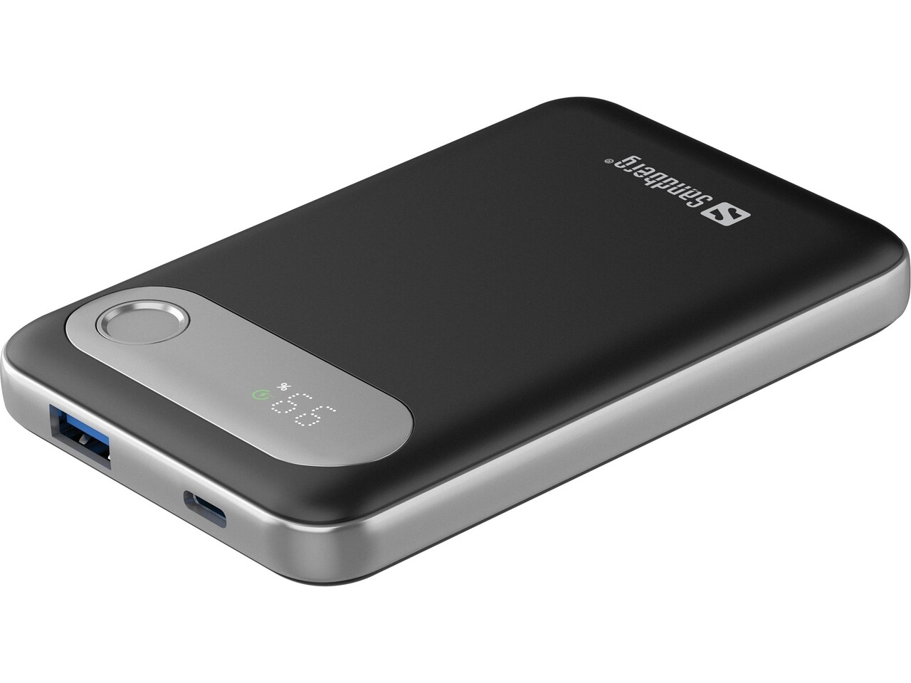 Powerbank Sandberg Travel 10000 PD20W sort