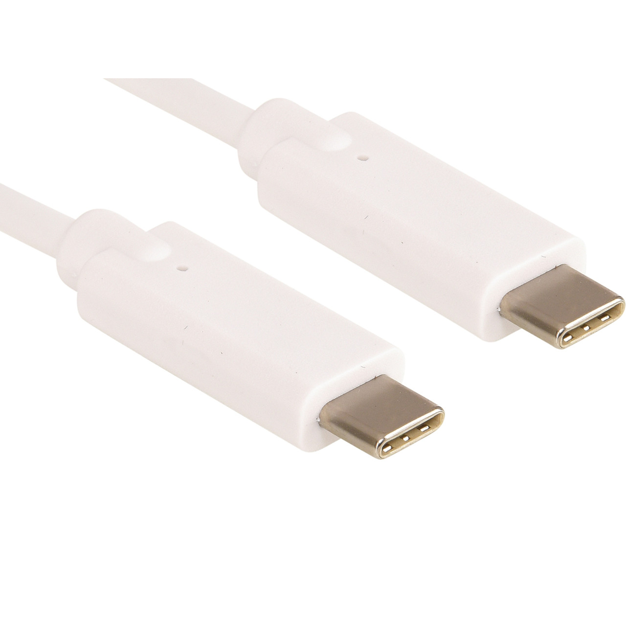 Opladerkabel - Sandberg USB-C til USB-C - 60W - Hvid - 2 m