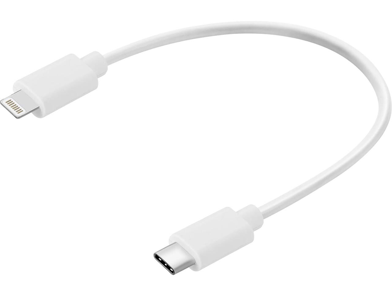 USB-C, Sandberg USB-C PD to Lightning MFI 0.2M, hvid