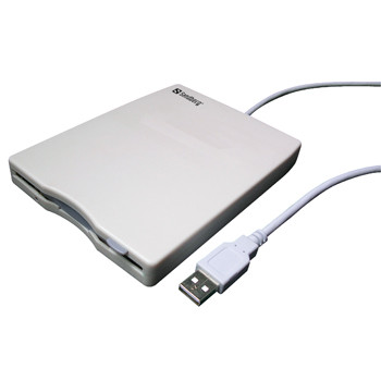 Diskettedrev til disketter 3,5" - Sandberg USB Floppy Mini Reader