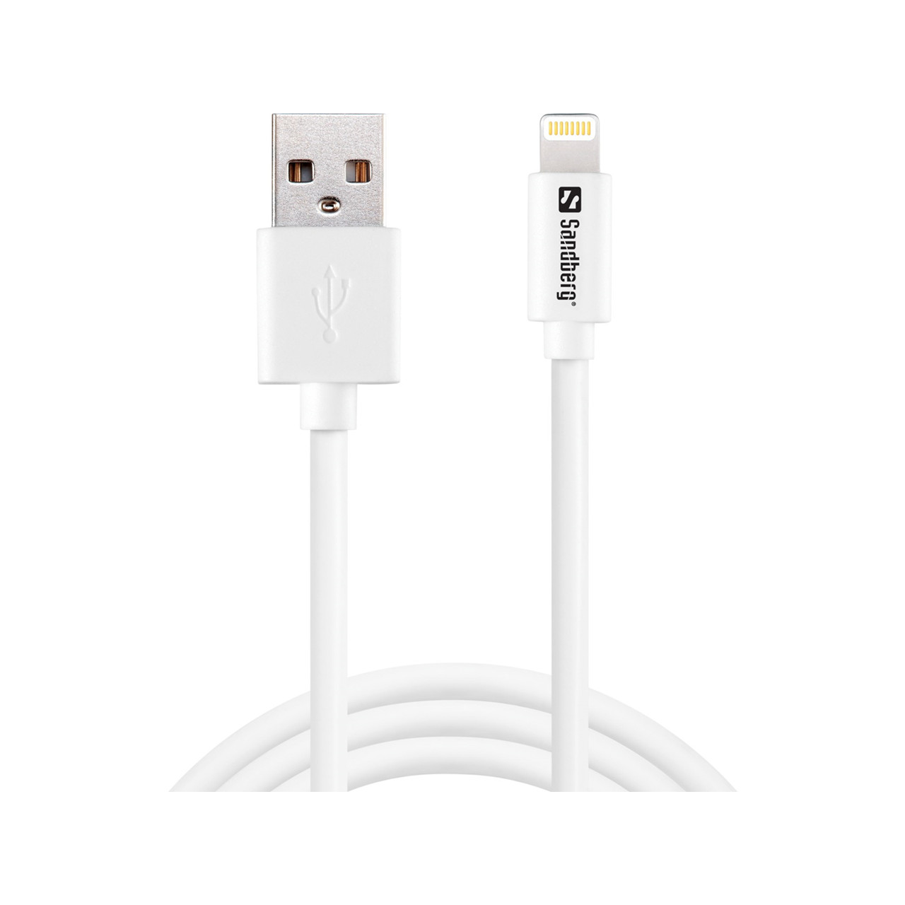 iPhone oplader kabel - Sandberg USB>Lightning MFI 1m SAVER